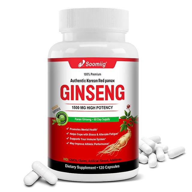 Vorallme Ginseng Extract, Boosts Energy, Focus, Mood & Performance, Improves Health, Fights Fatigue, Boosts Blood Flow 120 count-1 bottle on Productcaster.