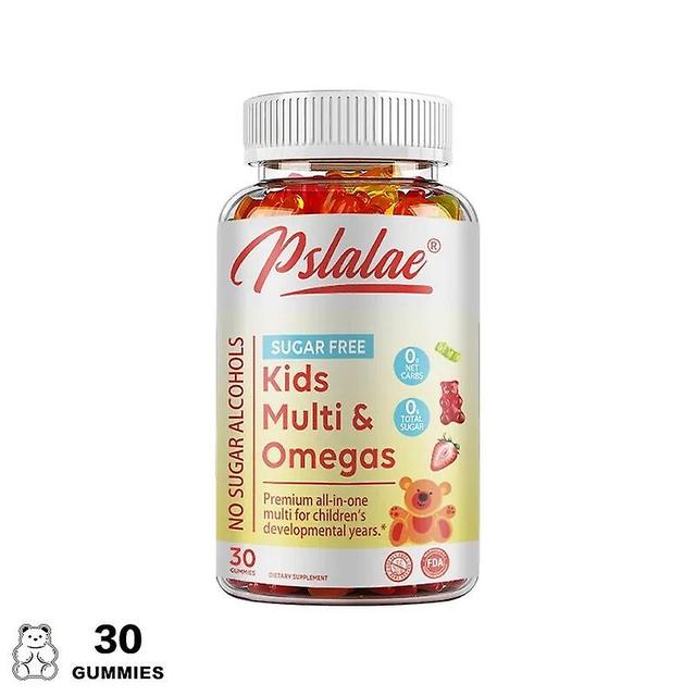 Eccpp Children's Multivitamin Gummies, Sugar-free Gummies With Vitamins C, D, B6 And Zinc, Flaxseed Oil Omega 3 Ala 30 Gummies on Productcaster.