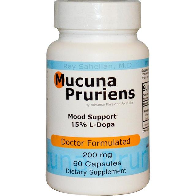 Advance Physician Formulas Formule mediche avanzate, Mucuna Pruriens, 200 mg, 60 Capsule on Productcaster.