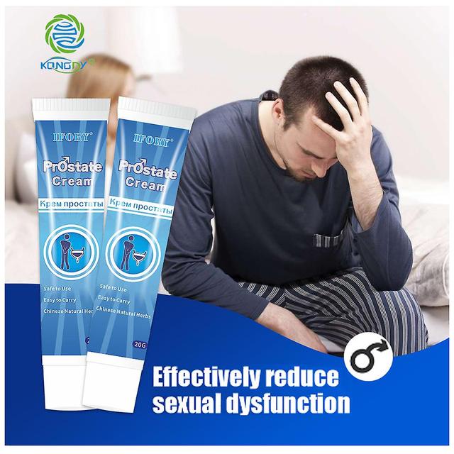 1/2/4 Pcs Prostate Navel Cream Prostate Gel Chinese Medical Herbs Prostatitis Treatment Man Urology Products Ointment Urethritis Hk 2 PCS on Productcaster.