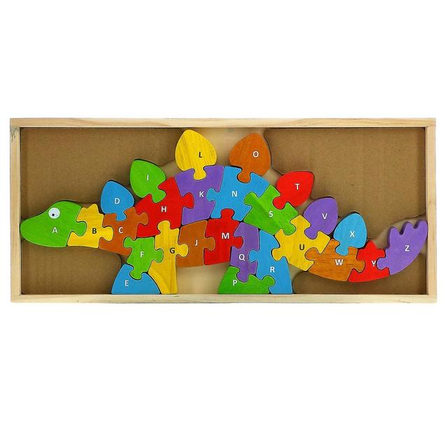 Begin Again Toys, Dino A To Z, Teach & Play Puzzle, 2+ Years, 25 Piece Set on Productcaster.