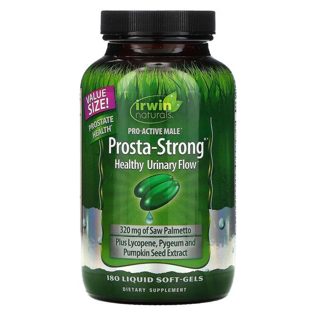 Irwin Naturals, Prosta-Strong, Healthy Urinary Flow, 180 Liquid Soft-Gels on Productcaster.