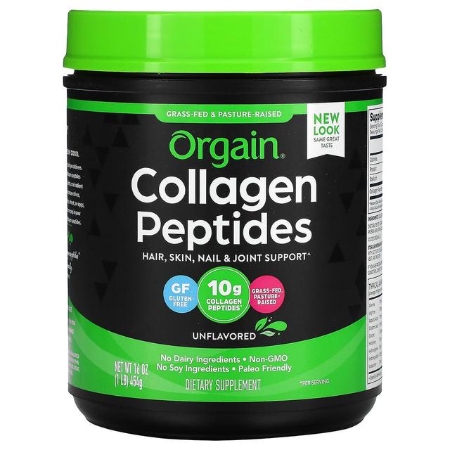 Orgain, Collagen Peptides, Unflavored, 16 oz (454 g) on Productcaster.