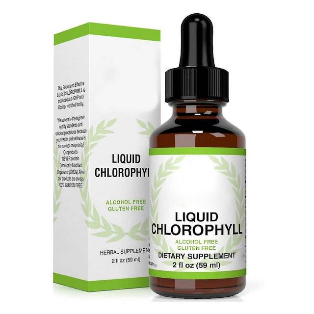 Chlorofil Dropsall-naturalny ekstrakt Płynne krople Rozpuszczalny w wodzie miętowy smak 2fl oz(59ml) Mimenor 5Pcs on Productcaster.