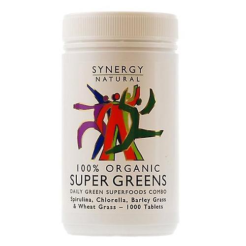 Synergy Natural Sinergia Natural orgânico Super verdes, 1000 comprimidos on Productcaster.