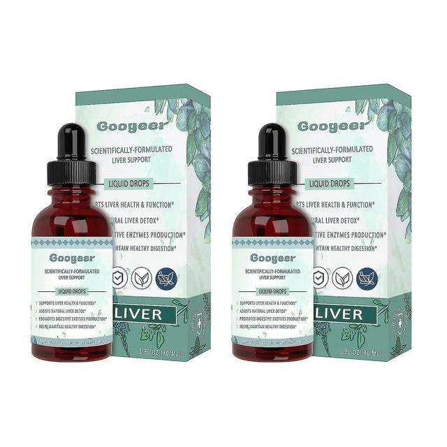 LZYSM Repair Drops Liver Cleanse Detox Liver Support Supplement --W 2pcs on Productcaster.