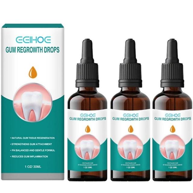 Gum Regrowth Drops - Gum Relief and Treatment for Receding Gums 3pcs on Productcaster.