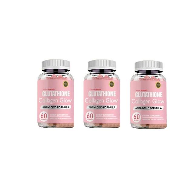 1-3Box Glutathion Collagen Glow Gummies,Glutathion Collagen Glow Gummies sans sucre pour les taches brunes,3000mg Glutathion Collagen Gummies pour ... on Productcaster.