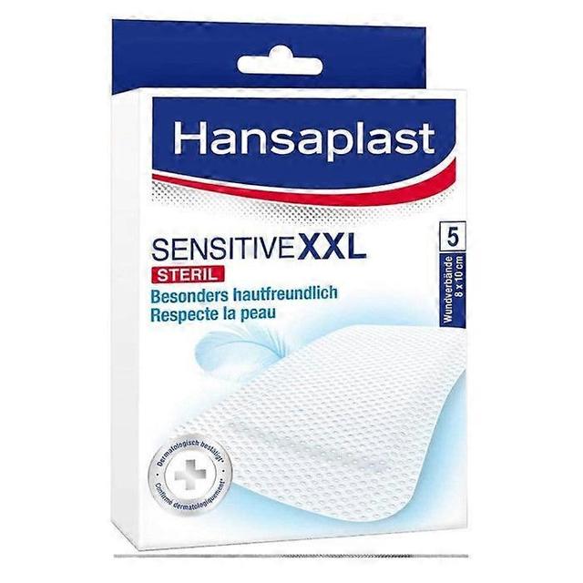 Hansaplast sensitive xxl Bandagen - Packung mit 8 Schachteln, je 10 Pflaster on Productcaster.