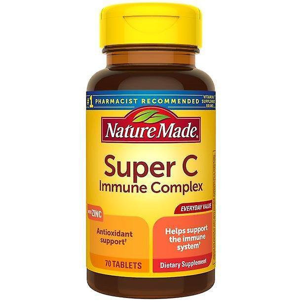 Nature made super c immune complex tablets with vitamin c, d and zinc, 70 count to help support the immune system on Productcaster.