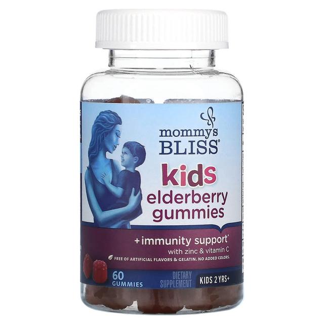 Mommy's Bliss, Kids, 2 Years+, Elderberry Gummies + Immunity Support, 60 Gummies on Productcaster.