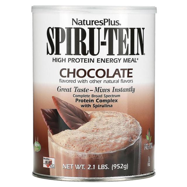 Nature's Plus NaturesPlus, Spiru-Tein, High Protein Energy Meal, Chocolate, 2.1 lbs. (952 g) on Productcaster.