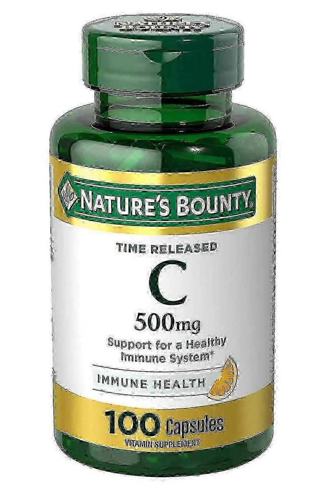 Natures Bounty reines VitaminC, 500 mg, Mal veröffentlicht, Kapseln, 100 Stück on Productcaster.