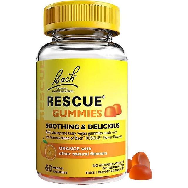 Bach Rescue Remedy Gummies Orange Gummies 60 on Productcaster.