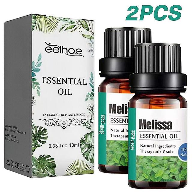 Tmall 1/2st Melissa Officinalis eterisk olja Natural Stress Reliever Förbättra minnet 2Pcs on Productcaster.