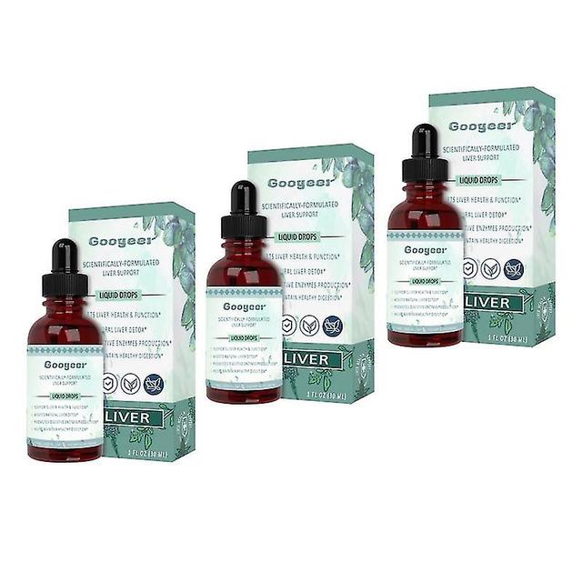 3pcs Repair Drops Liver Cleanse Detox Liver Support Supplement Mvivi on Productcaster.