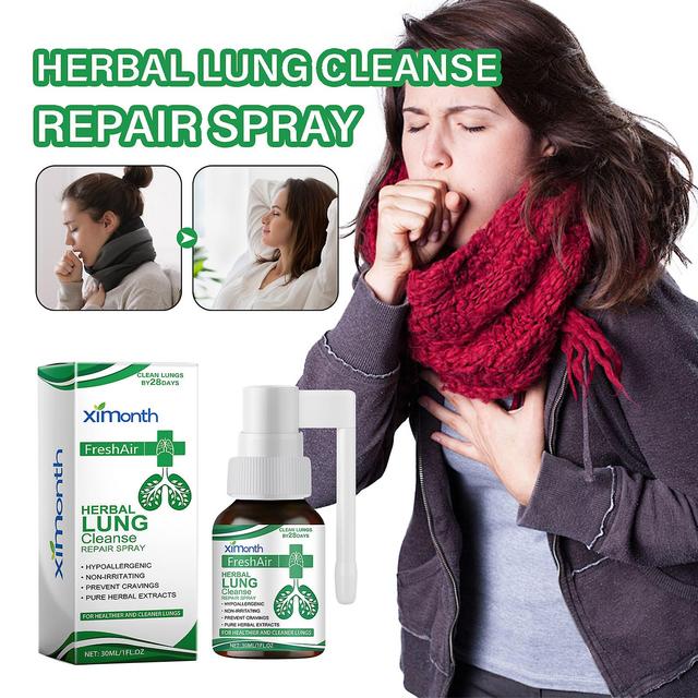 Elewelt Lung Cleanse Spray, Herbal Lung Cleanse Mist, Nature Lung Cleanse Mist Lung Spray, Powerful Lung Support 30ml-2pcs on Productcaster.