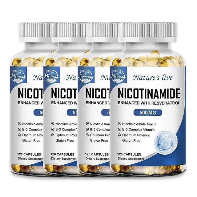 Venalisa NATURE's LIVE Nikotínamid Resveratrol 500MG, doplnok NAD proti starnutiu 120/240/480 Kapsuly 480pcs on Productcaster.