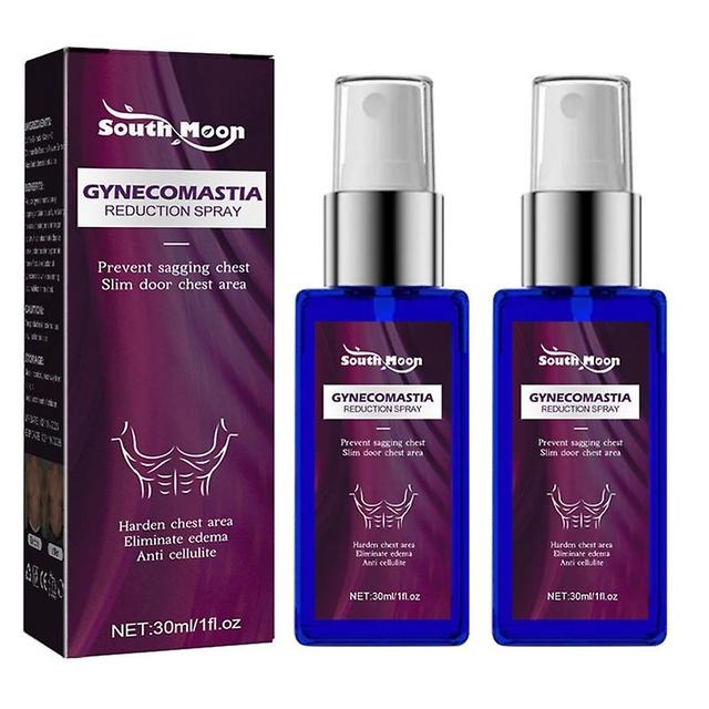 1-3Pcs Gynecomastia Reduction Spray Burn & Firming Eliminate Breast Tissue Natural Ingredients Anti Cellulite Eliminate Edema 2pcs on Productcaster.