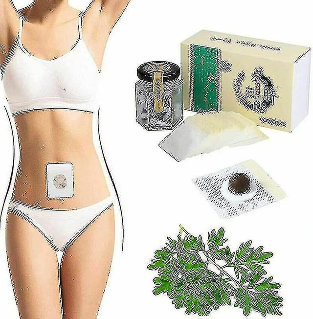 60pcs / set Remède antique efficace à base de plantes Healthy Detox Slimming Belly Pellet on Productcaster.