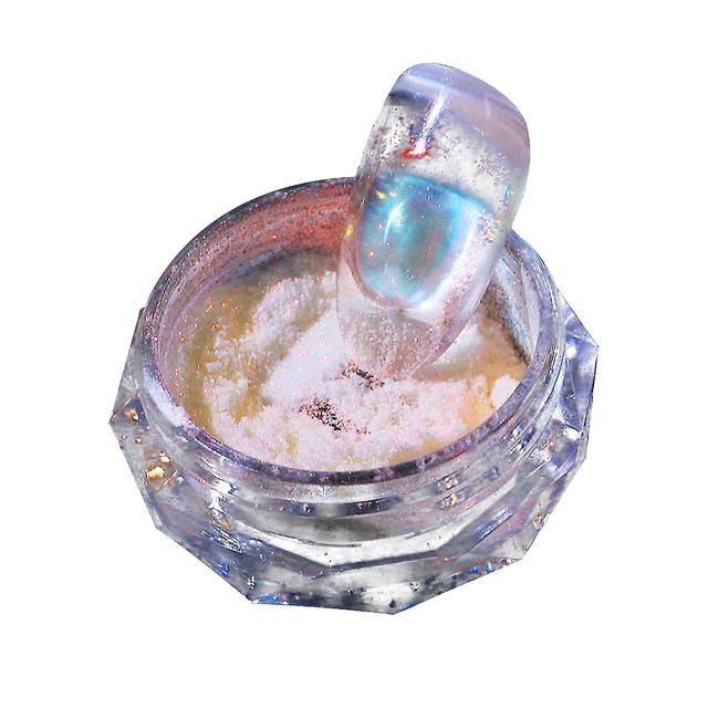 Szbght Multicolor Nail Pearl Powder Ice Muscle Powder High Gloss Powder Ice Through on Productcaster.