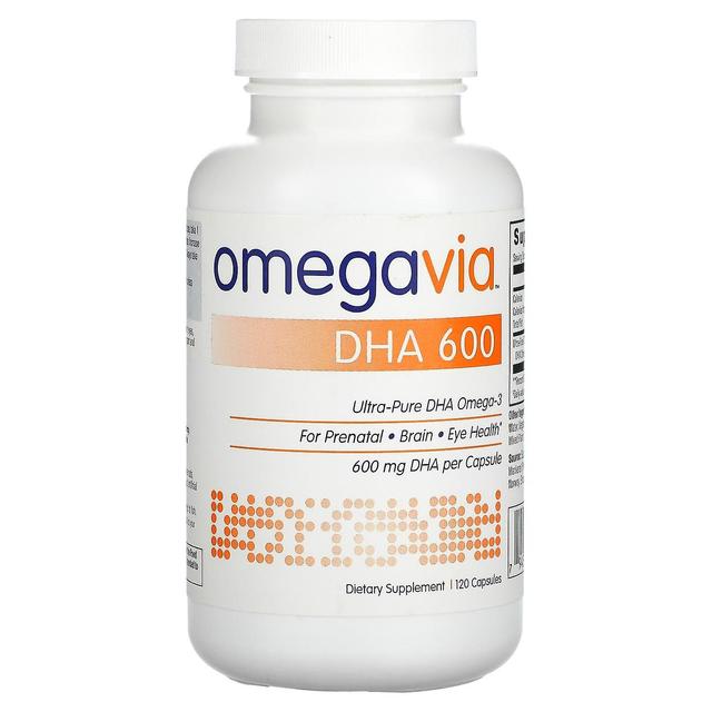 OmegaVia, DHA 600, 120 kapselia on Productcaster.