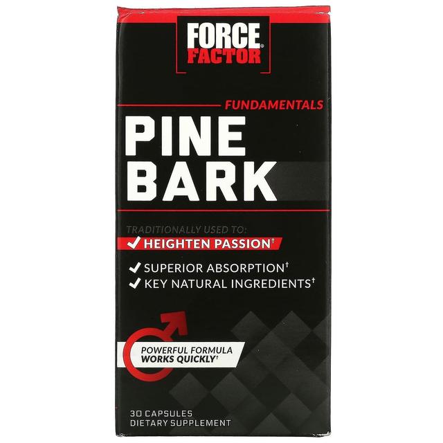 Force Factor, Pine Bark, 600 mg, 30 Capsules on Productcaster.