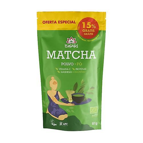 Iswari Økologisk matcha pulver 70 gr + 15% fri on Productcaster.