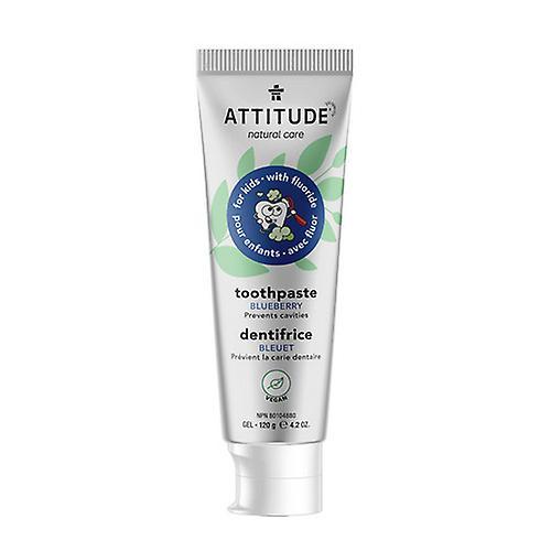 Attitude Kids Toothpaste With Fluoride Blueberry, 120 Grams on Productcaster.