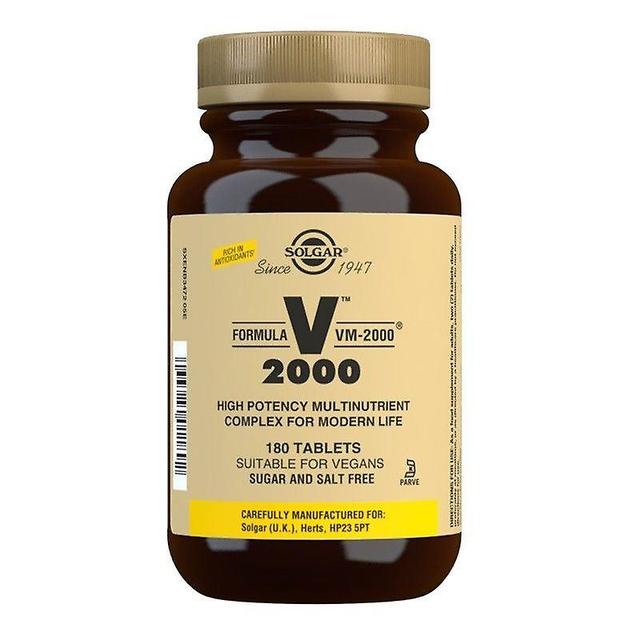 Solgar Formula VM-2000 Tablets 180 (12536340) on Productcaster.