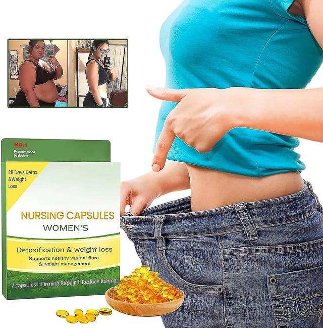 Ultraslim Natural Detox Slimming Capsules, Ultraslim Detox Capsules, Instant Anti-itch Detox Tighten Nourish Vagina For Women 35pcs on Productcaster.