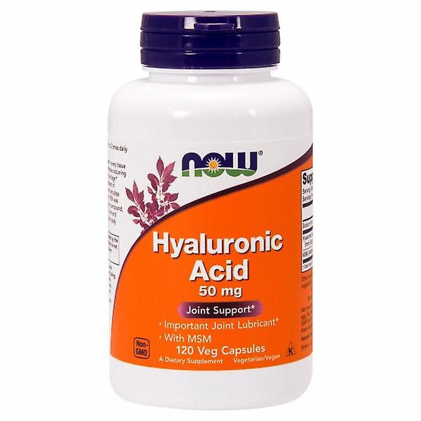 Now Foods Hyaluronic Acid with MSM, 120 Veg Caps (Pack of 4) on Productcaster.