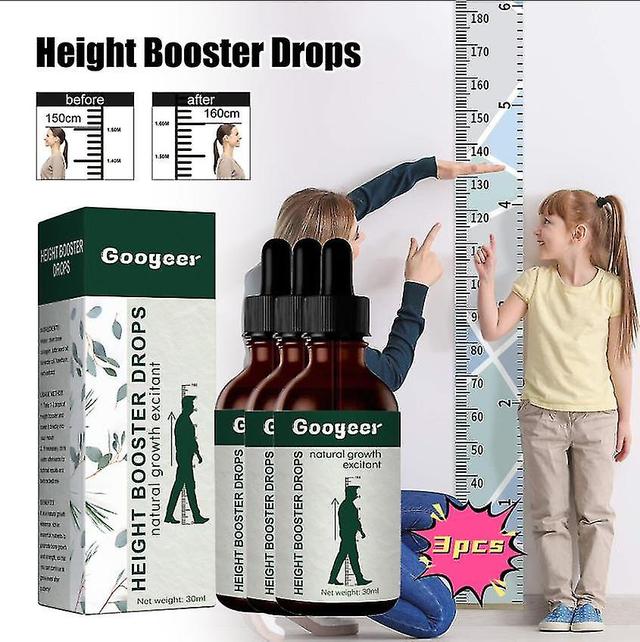 Googeer Height Boosting Essence Body Height Care Boosts Height And Foot Acupuncture Health Care Essential Oil Vitamins Supplementss1pcs) -GSL 3PCS on Productcaster.