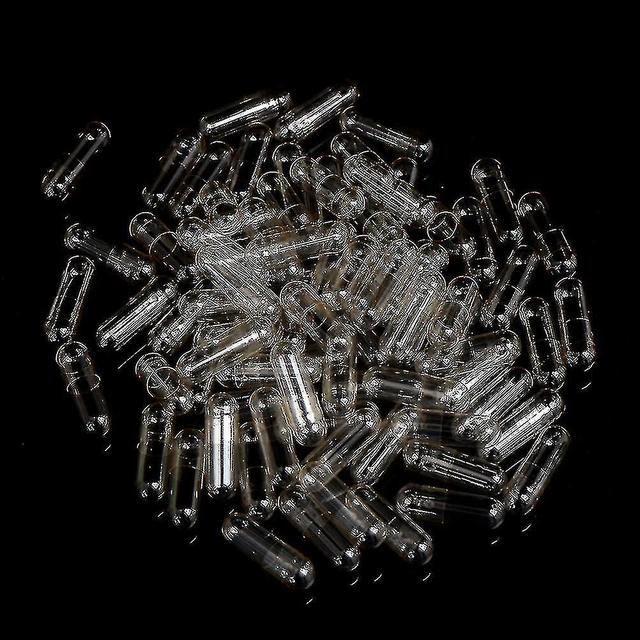 1000pcs Taille standard 0 # Capsules vides Gélatine Clear Hollow Hard Transparent on Productcaster.