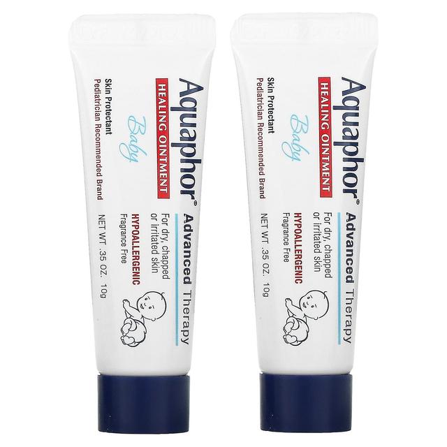 Aquaphor, Pomada de Cura do Bebê, 2 Tubos, 0,35 oz (10 g) Cada on Productcaster.