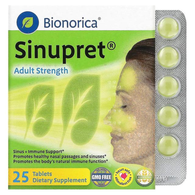 Bionorica, Sinupret, Sinus + immuunituki, aikuisen voima, 25 tablettia on Productcaster.