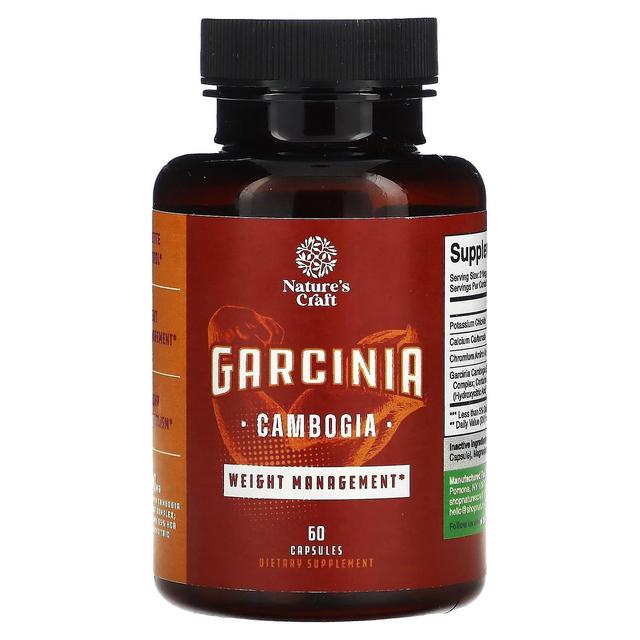 Natures Craft, Garcinia Cambogia, 60 Capsules on Productcaster.