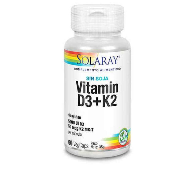 Solaray Capsules Vitamin D3 Vitamin K2 (60 uds) on Productcaster.