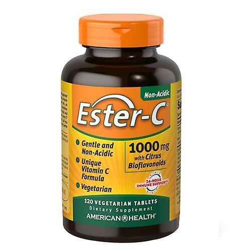 American Health Ester-c con bioflavonoides cítricos, 1000 mg, 120 tabletas vegetarianas (paquete de 2) on Productcaster.