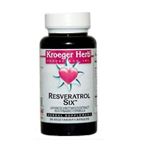 Kroeger Herb Resveratrol Six Herbal, 60 CAPS (Pack of 1) on Productcaster.