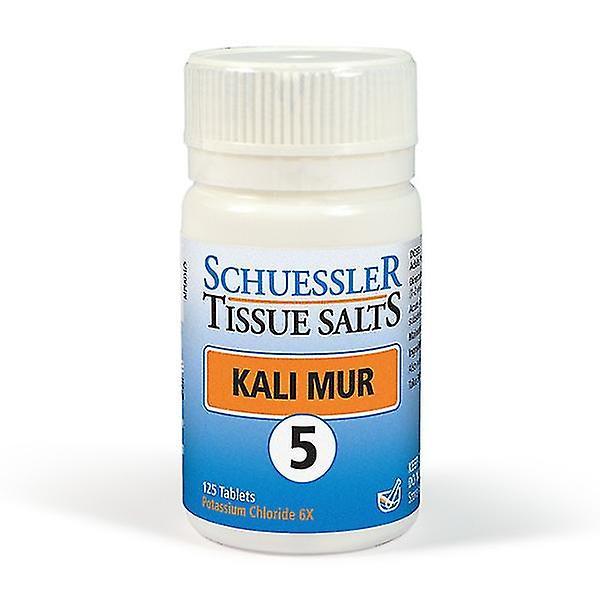 Schuessler tissue salts 125 tablets - kali mur, no. 5 | glandular tonic on Productcaster.