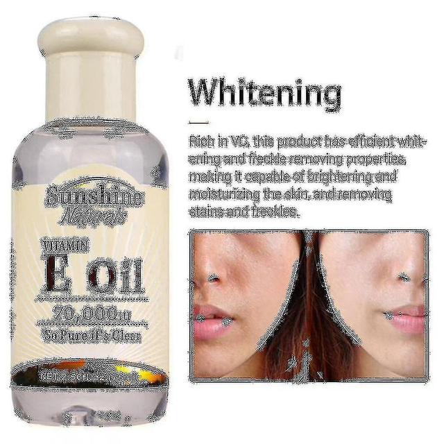 Sunshine Naturals Vitamin E Oil 70000iu Liquid 75ml Aging Wrinkles Skin Care on Productcaster.