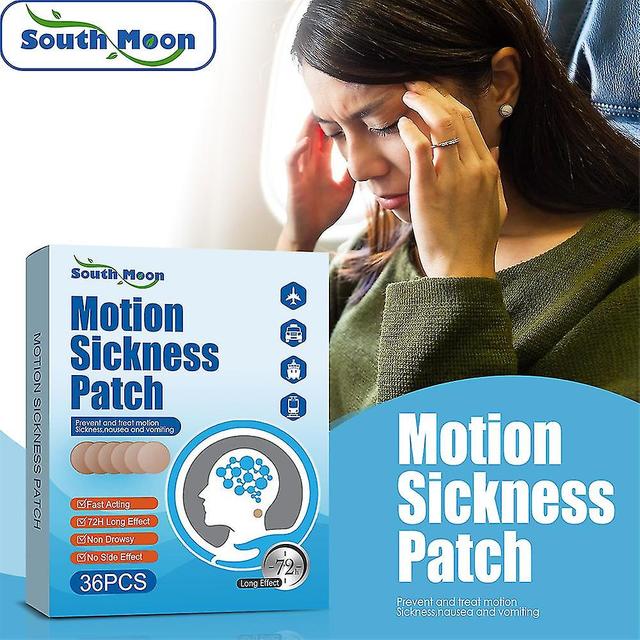 36PCS Car Motion Sea Sickness Patches Cruise Anti Nausea Non-Drowsy Adults Kids New Hk on Productcaster.