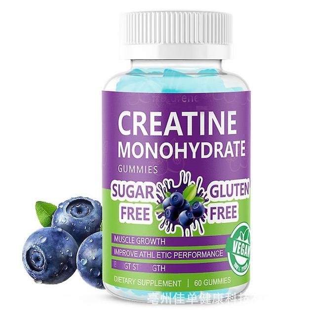 Denstyle Creatine Monohydrate Gummies for Men & Women, Chewables Creatine Monohydrate for Muscle Strength, Blueberry Flavor Muscle Builder, Energy ... on Productcaster.