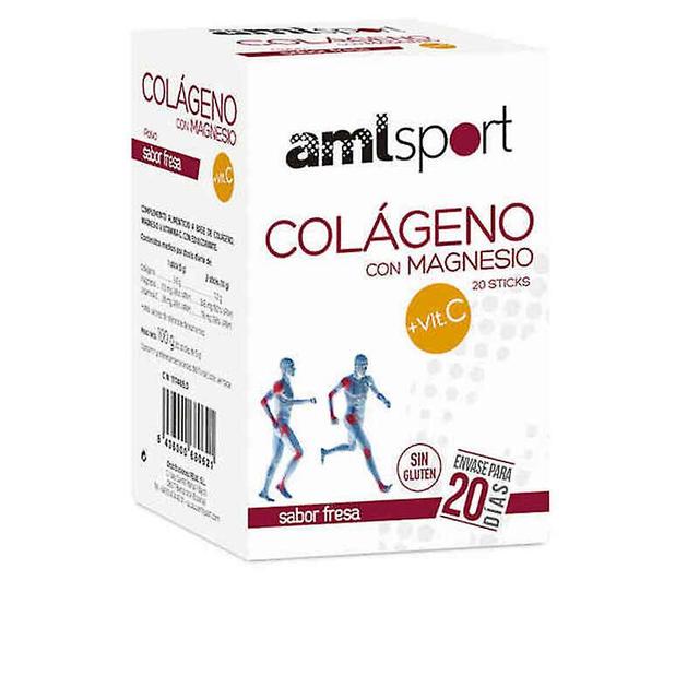 Nahrungsergänzungsmittel Amlsport Kollagen Magnesium Vitamin C (20 uds) on Productcaster.