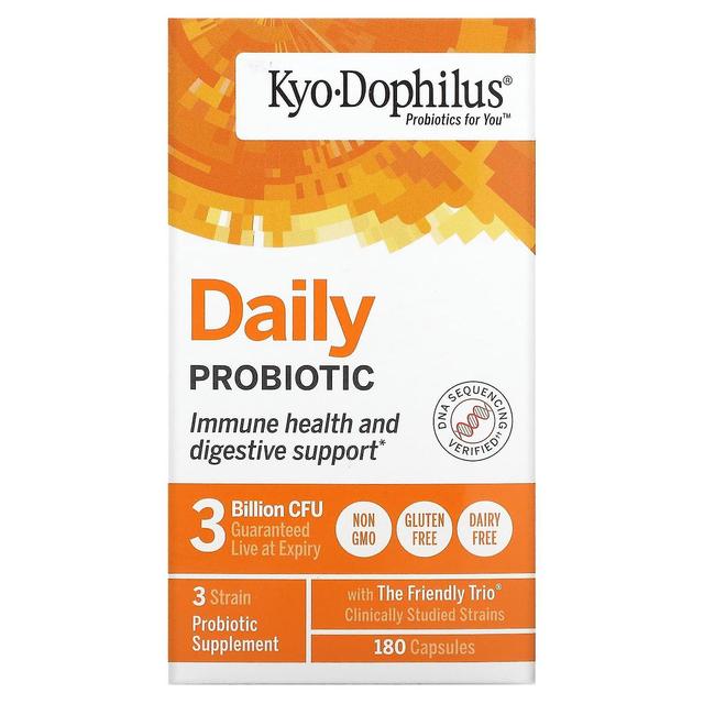 Kyolic, Kyo-Dophilus, Daily Probiotic, 180 Capsules on Productcaster.