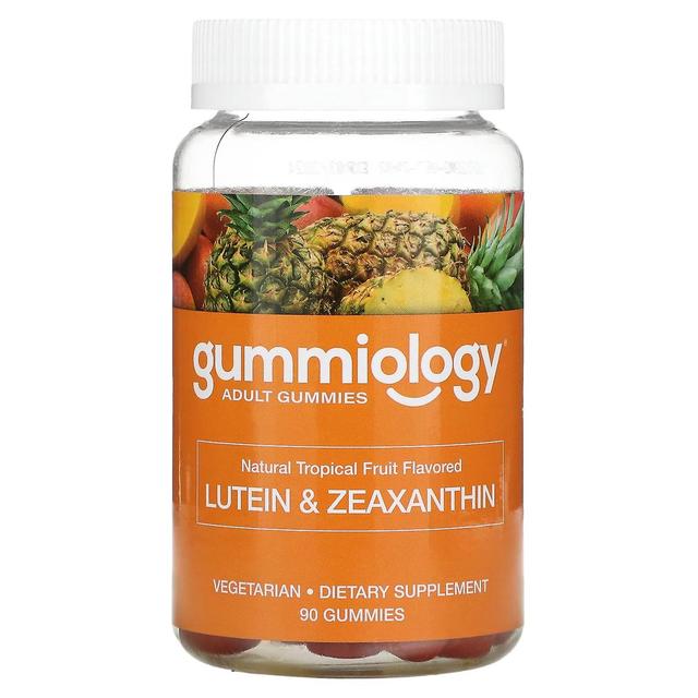 Gummies de Gummiology, Luteína e Zeaxantina, Tropical, 90 Gummies Vegetarianos on Productcaster.