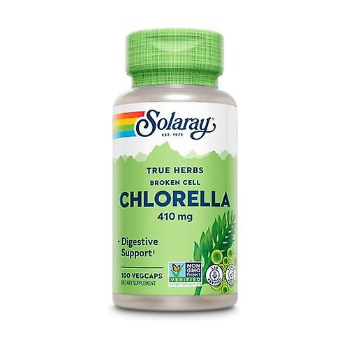 Solaray Chlorella 100 vegetable capsules of 410mg on Productcaster.