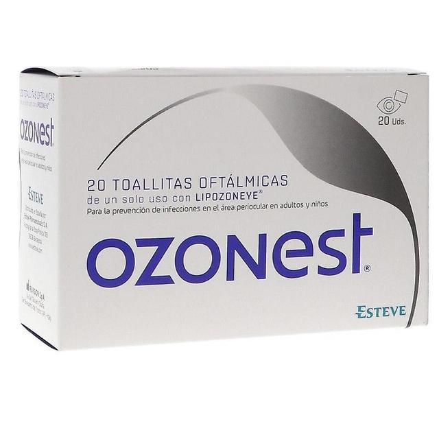 Esteve ozonest ophthalmic wipes 20 units on Productcaster.